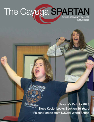 Cover image of the Cayuga Spartan Magazine, Summer 2023