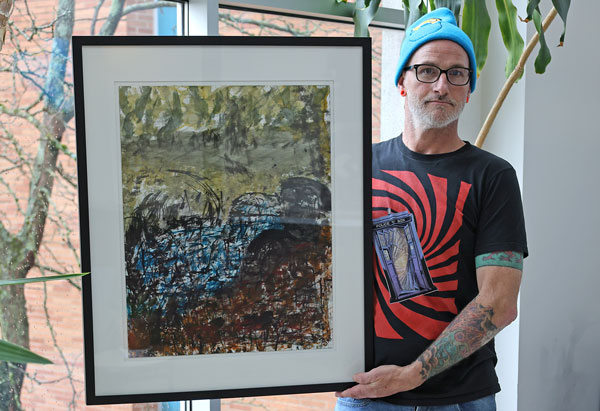 Cayuga Community College student Lloyd F. Rathbun III