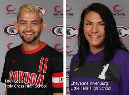 Spartan Athletes-of-the-Week Paul Coyle and Cheyenne Rivenburg